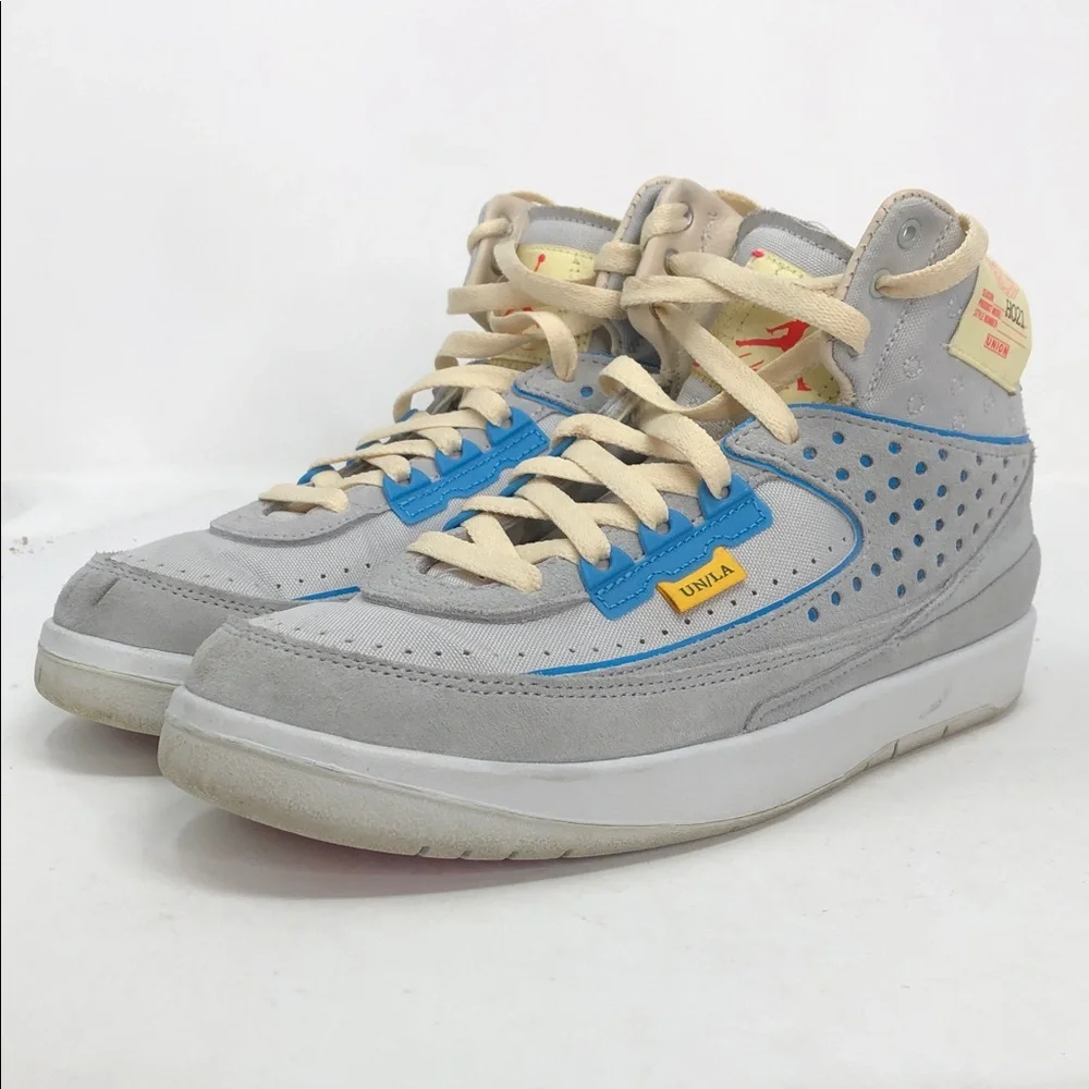 Air Jordan 2 Retro SP x Union Grey Fog DN3802-001 Authentic Sneakers - Size 7